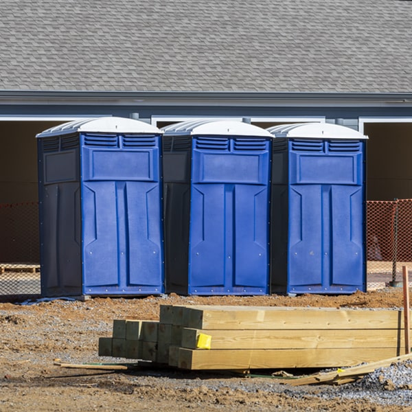 can i customize the exterior of the portable toilets with my event logo or branding in Millville MA